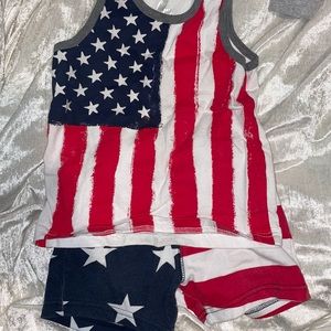 Red white blue set
